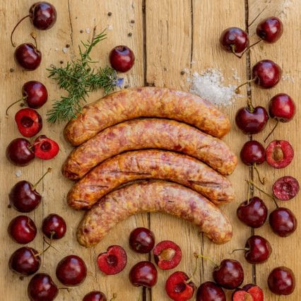 Cherry Gerookte Kaaswors (Ready to Eat)