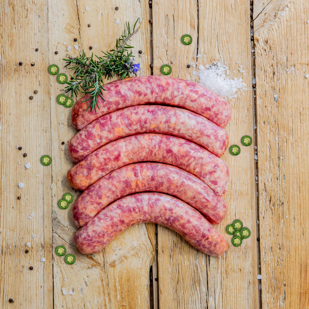 Gerookte Jalapeño Kaaswors